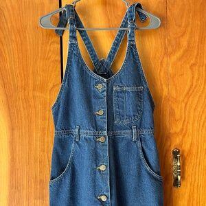 Vintage Lee Button Front Overalls